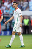 Portugals forward Cristiano Ronaldo looks on during the Euro 2008 Group A soccer match between Czech Republic and Portugal at the Stade de Geneve stadium in Geneva, Switzerland, Wednesday June 11, 2008.
