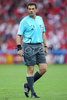 Greeces referee Kyros Vassaras during the Euro 2008 Group A soccer match between Czech Republic and Portugal at the Stade de Geneve stadium in Geneva, Switzerland, Wednesday June 11, 2008.
