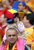 Romanian fan before the Euro 2008 Group C soccer match between Italy and Romania at the Letzigrund stadium in Zurich, Switzerland, Friday June 13, 2008.
