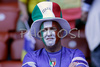 A Italian fan poses before the Euro 2008 Group C soccer match between Italy and Romania at the Letzigrund stadium in Zurich, Switzerland, Friday June 13, 2008.
