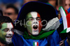 Italian fans cheer before the Euro 2008 Group C soccer match between Italy and Romania at the Letzigrund stadium in Zurich, Switzerland, Friday June 13, 2008.
