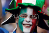 A Italian fan smiles before the Euro 2008 Group C soccer match between Italy and Romania at the Letzigrund stadium in Zurich, Switzerland, Friday June 13, 2008.
