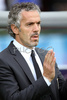 Italys coach Roberto Donadoni claps during the Euro 2008 Group C soccer match between Italy and Romania at the Letzigrund stadium in Zurich, Switzerland, Friday June 13, 2008.
