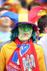 A Romanian fan before the Euro 2008 Group C soccer match between Italy and Romania at the Letzigrund stadium in Zurich, Switzerland, Friday June 13, 2008.
