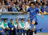 Italys defender Fabio Grosso controls the ball during the Euro 2008 Group C soccer match between Italy and Romania at the Letzigrund stadium in Zurich, Switzerland, Friday June 13, 2008.
