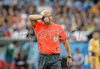 Referee Tom Henning of Norway reacts during the Euro 2008 Group C soccer match between Italy and Romania at the Letzigrund stadium in Zurich, Switzerland, Friday June 13, 2008.

