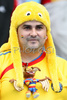 A Romanian fan before the Euro 2008 Group C soccer match between Italy and Romania at the Letzigrund stadium in Zurich, Switzerland, Friday June 13, 2008.

