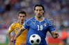 Italys defender Gianluca Zambrotta controls the ball during the Euro 2008 Group C soccer match between Italy and Romania at the Letzigrund stadium in Zurich, Switzerland, Friday June 13, 2008.
