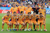 Romanias team poses before the Euro 2008 Group C soccer match between Italy and Romania at the Letzigrund stadium in Zurich, Switzerland, Friday June 13, 2008.
