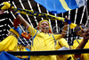 Swedens fans during the Euro 2008 Group D soccer match between Sweden and Spain at the Stadion Tivoli Neu in Innsbruck, Austria, Saturday June 14, 2008
