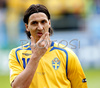 Zlatan Ibrahimovic of Sweden during the Euro 2008 Group D soccer match between Sweden and Spain at the Stadion Tivoli Neu in Innsbruck, Austria, Saturday June 14, 2008
