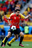 Spains midfielder Xavi Hernandez controls the ball during the Euro 2008 Group D soccer match between Sweden and Spain at the Tivoli Neu stadium in Innsbruck, Austria, Saturday June 14, 2008.
