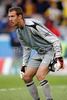 Swedens goalkeeper Andreas Isaksson during the Euro 2008 Group D soccer match between Sweden and Spain at the Tivoli Neu stadium in Innsbruck, Austria, Saturday June 14, 2008.
