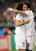 Italys players celebrate their victory at the end of the Euro 2008 Group C soccer match between France and Italy at the Letzigrund stadium in Zurich, Switzerland, Tuesday, June 17, 2008.
