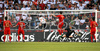 Germanys Miroslav Klose scores during the Euro 2008 quarterfinals soccer match between Germany and Portugal on the St. Jakob-Park stadium in Basel, Switzerland, Thursday June 18, 2008.
