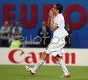 Italys forward Luca Toni reacts during the Euro 2008 quarter final soccer match between Spain and Italy at the Ernst Happel stadium in Vienna, Austria, Sunday June 22, 2008.
