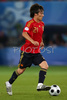 Spains forward David Silva controls the ball during the Euro 2008 quarter final soccer match between Spain and Italy at the Ernst Happel stadium in Vienna, Austria, Sunday June 22, 2008.
