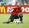 Spains Marcos Senna during the Euro 2008 quarter final soccer match between Spain and Italy at the Ernst Happel stadium in Vienna, Austria, Sunday June 22, 2008.
