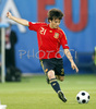 Spains David Silva during the Euro 2008 quarter final soccer match between Spain and Italy at the Ernst Happel stadium in Vienna, Austria, Sunday June 22, 2008.
