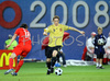 Fernando Torres and Yuri Zhirkov during Spain defeated Russia 3-0 at the Euro 2008 semi final soccer match between Russia and Spain at the Ernst Happel stadium in Vienna, Austria, Thursday June 26, 2008.
