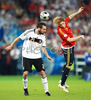Christoph Metzelder and Fernando Torres during the Euro 2008 final soccer match between Germany and Spain in the Ernst-Happel stadium in Vienna, Austria, Sunday, June 29, 2008.
