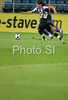 Marko Pantelic (no.9) of BSC Hertha and 20 during football match of second qualifying round of UEFA Cup between NK Interblock Ljubljana, Slovenia and Hertha BSC Berlin, Germany. First match of second qualifying round for UEFA Cup was played in Petrol Arena in Celje, Slovenia, on 14th of August 2008.
