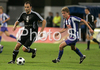 Igor Lazic (no.5) of NK Interblock during football match of second qualifying round of UEFA Cup between NK Interblock Ljubljana, Slovenia and Hertha BSC Berlin, Germany. First match of second qualifying round for UEFA Cup was played in Petrol Arena in Celje, Slovenia, on 14th of August 2008.
