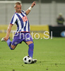 Patrick Ebert (no.20) of BSC Hertha during football match of second qualifying round of UEFA Cup between NK Interblock Ljubljana, Slovenia and Hertha BSC Berlin, Germany. First match of second qualifying round for UEFA Cup was played in Petrol Arena in Celje, Slovenia, on 14th of August 2008.
