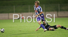 Marc Stein (no.13) of BSC Hertha during football match of second qualifying round of UEFA Cup between NK Interblock Ljubljana, Slovenia and Hertha BSC Berlin, Germany. First match of second qualifying round for UEFA Cup was played in Petrol Arena in Celje, Slovenia, on 14th of August 2008.
