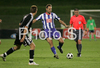 Josip Simunic (no.14) of BSC Hertha during football match of second qualifying round of UEFA Cup between NK Interblock Ljubljana, Slovenia and Hertha BSC Berlin, Germany. First match of second qualifying round for UEFA Cup was played in Petrol Arena in Celje, Slovenia, on 14th of August 2008.
