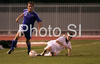 Ville Jalasto (no.2) of Finland (L) during football match of qualifying round of UEFA U21 Championships between Slovenia and Finland. Last match of qualifying round of UEFA U21 Championship between Slovenia and Finland was played in Velenje, Slovenia, on 9th of September 2008.
