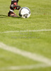 Goalie Pavol Bajza of Slovakia during football match of U19 UEFA European Championships Qualification tournament between Slovakia and Finland. Match between Slovakia and Finland was played in Murska Sobota, Slovenia, on 11th of October 2009.
