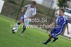 Juuso Simpanen of Finland (L) and Jakub Povazanec of Slovakia (R) during football match of U19 UEFA European Championships Qualification tournament between Slovakia and Finland. Match between Slovakia and Finland was played in Murska Sobota, Slovenia, on 11th of October 2009.
