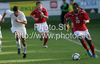 Nathan Delfouneso of England (R) and Matija Suligoj of Slovenia (L) during football match of U19 UEFA European Championships Qualification tournament between Slovenia and England. Match between Slovenia and England was played in Murska Sobota, Slovenia, on 11th of October 2009.
