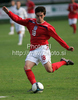Ryan Donaldson of England during football match of U19 UEFA European Championships Qualification tournament between Slovenia and England. Match between Slovenia and England was played in Murska Sobota, Slovenia, on 11th of October 2009.

