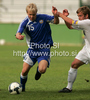 Patrick Poutiainen of Finland (L) and Mitja Novinic of Slovenia (R) during football match of U19 UEFA European Championships Qualification tournament between Slovenia and Finland. Match between Slovenia and Finland was played in Murska Sobota, Slovenia, on 14th of October 2009.
