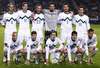 Team of Slovenia before start of football match of UEFA European championships qualifications between Slovenia and Faroe Islands. Match between Slovenia and Faroe Islands was played on Friday, 8th of October 2010 in Stozice arena in Ljubljana, Slovenia.

