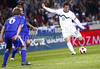 Valter Birsa of Slovenia during football match of UEFA European championships qualifications between Slovenia and Faroe Islands. Match between Slovenia and Faroe Islands was played on Friday, 8th of October 2010 in Stozice arena in Ljubljana, Slovenia.

