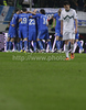 Italian players celebrating goal during football match of UEFA European championships qualifications between Slovenia and Italy. Match between Slovenia and Italy was played on Friday, 25th of March 2011 in Stozice arena in Ljubljana, Slovenia.
