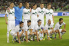 Slovenian team before friendly football match between Slovenia and Belgium. Match between Slovenia and Belgium was played on Wednesday, 10th of August 2011 in Stozice arena in Ljubljana, Slovenia.
