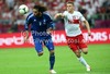 Lukasz Piszczek of Poland and Giorgos Samaras of Greece during UEFA Football Euro 2012 match between Poland and Greece. Match of UEFA Football European Championships 2012 between Poland and Greece was played on Friday, 9th of June 2012 in Warszawa, Poland.
