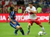 Sebastian Boenisch of Poland during UEFA Football Euro 2012 match between Poland and Greece. Match of UEFA Football European Championships 2012 between Poland and Greece was played on Friday, 9th of June 2012 in Warszawa, Poland.
