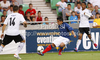 Jean Corentin of France shooting during football match between Germany and France of UEFA U17 European championships. UEFA U17 European championships football match between Germany and France, was played on Thursday, 10th of May 2012, in Stozice Stadium in Ljubljana, Slovenia.
