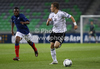 Felix Lohkemper of Germany during football match between Germany and France of UEFA U17 European championships. UEFA U17 European championships football match between Germany and France, was played on Thursday, 10th of May 2012, in Stozice Stadium in Ljubljana, Slovenia.
