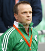 Coach of Germany team, Stefan Boger before start of football half final match of UEFA U17 European championships between Germany and Poland. Half final match of UEFA U17 European championships football between Germany and Poland, was played on Sunday, 13th of May 2012, in Stozice Stadium in Ljubljana, Slovenia.
