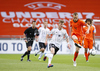 Jorrit Hendrix of Netherlands (R) and Timo Werner of Germany (L) during football final match of UEFA U17 European championships between Germany and Netherlands. Final match of UEFA U17 European championships football between Germany and Netherlands, was played on Wednesday, 16th of May 2012, in Stozice Stadium in Ljubljana, Slovenia.
