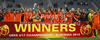 Players of Netherlands celebrate their victory trophy after end of football final match of UEFA U17 European championships between Germany and Netherlands. Final match of UEFA U17 European championships football between Germany and Netherlands, was played on Wednesday, 16th of May 2012, in Stozice Stadium in Ljubljana, Slovenia.
