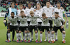 German team before start of football final match of UEFA U17 European championships between Germany and Netherlands. Final match of UEFA U17 European championships football between Germany and Netherlands, was played on Wednesday, 16th of May 2012, in Stozice Stadium in Ljubljana, Slovenia.
