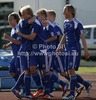 Finnish players celebrating during football match of UEFA U21 European championships 2013 qualifications between Slovenia and Finland. Qualifications match for UEFA U21 European championships 2013 between Slovenia and Finland, was played on Tuesday, 5th of June 2012, in Ptuj city Stadium in Ptuj, Slovenia.
