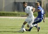 Dejan Trajkovski of Slovenia and Joel Pohjanpalo of Finland  during football match of UEFA U21 European championships 2013 qualifications between Slovenia and Finland. Qualifications match for UEFA U21 European championships 2013 between Slovenia and Finland, was played on Tuesday, 5th of June 2012, in Ptuj city Stadium in Ptuj, Slovenia.
